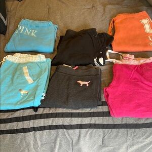 6 pairs of Pink women’s pants